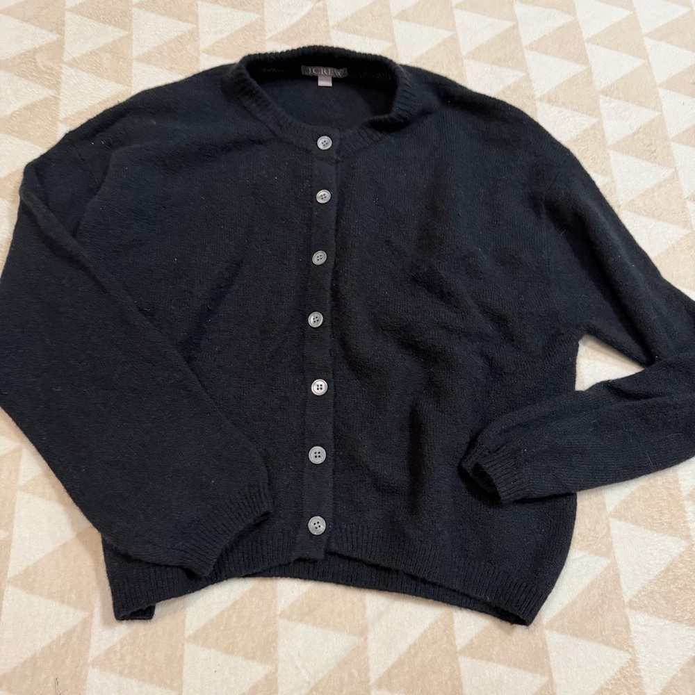 J crew Supersoft bubble-hem cardigan - Picture 4 of 6